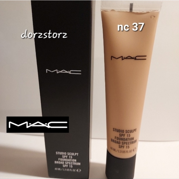 MAC Studio Sculpt SPF 15 Foundation *NC37* / 1 oz / New in box - Picture 1 of 5